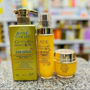Active Caviar Drip 24 K Gold lotion, Serum & Face cream